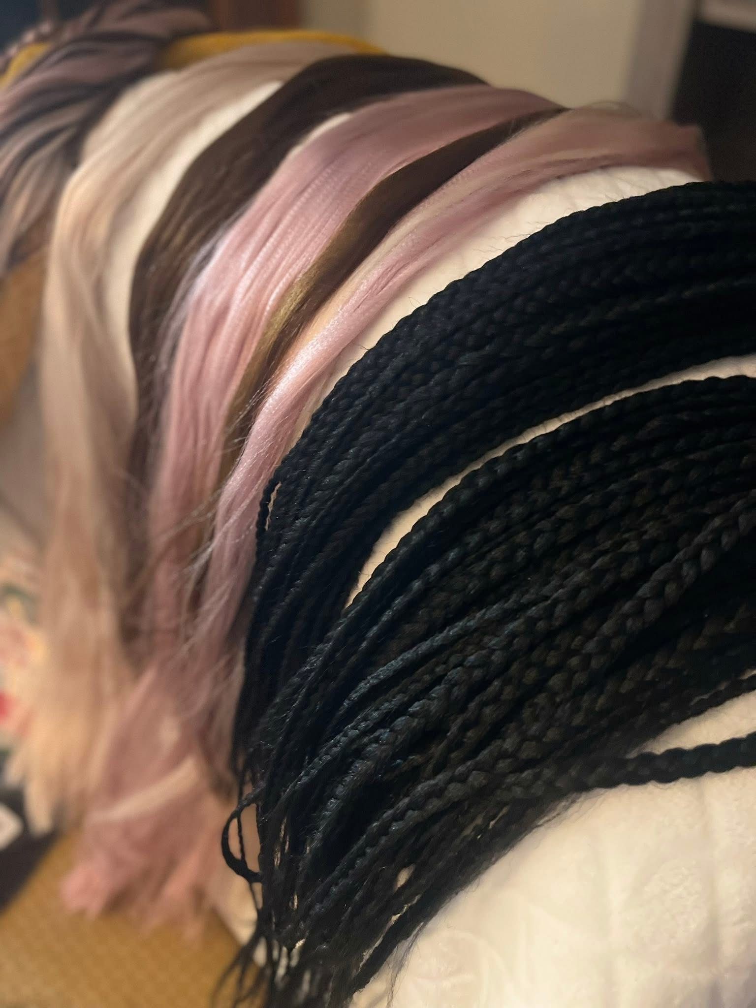 Dreads rosa natureza